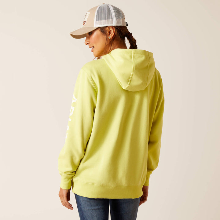 Ariat: Ariat Logo Hoodie: Celery Green