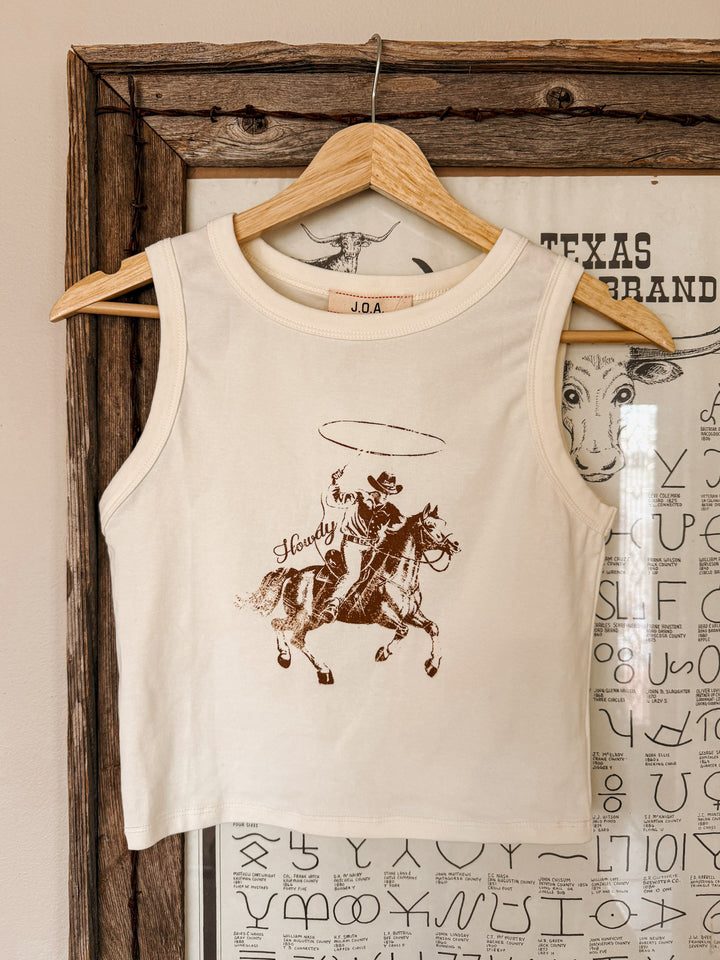 Yee Haw Cropped Tank