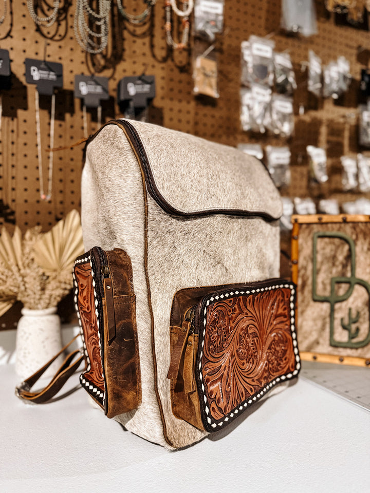 Evangeline Cowhide Backpack #31