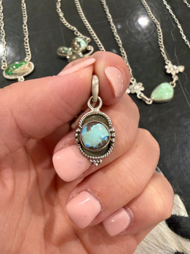 Turquoise Dainty Pendant #5
