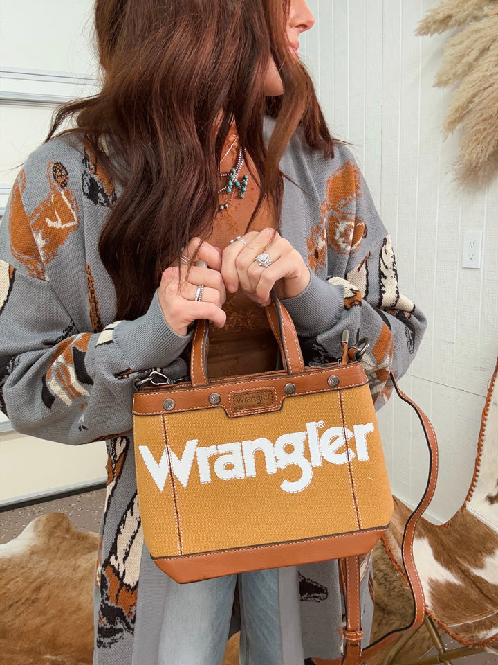 Wrangler Canvas Mini Tote Bag