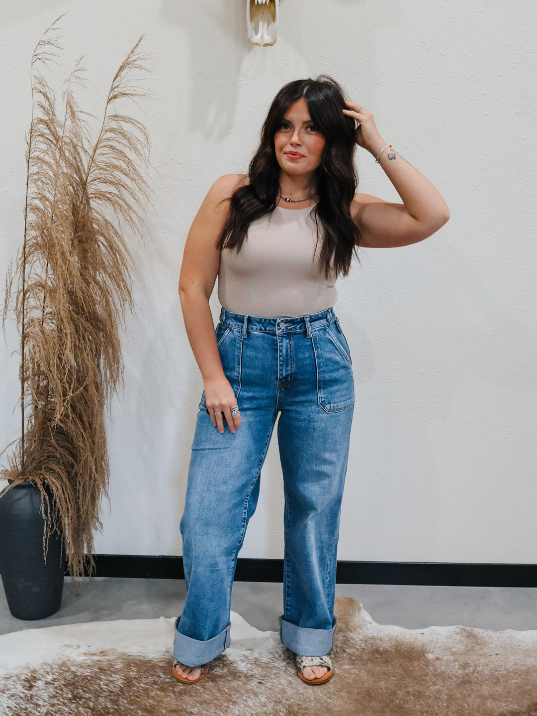 Kan Can: 90's Trouser Wide Leg Jean