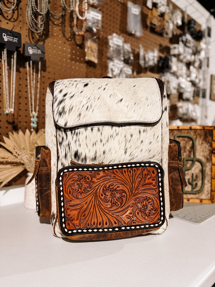 Evangeline Cowhide Backpack #20