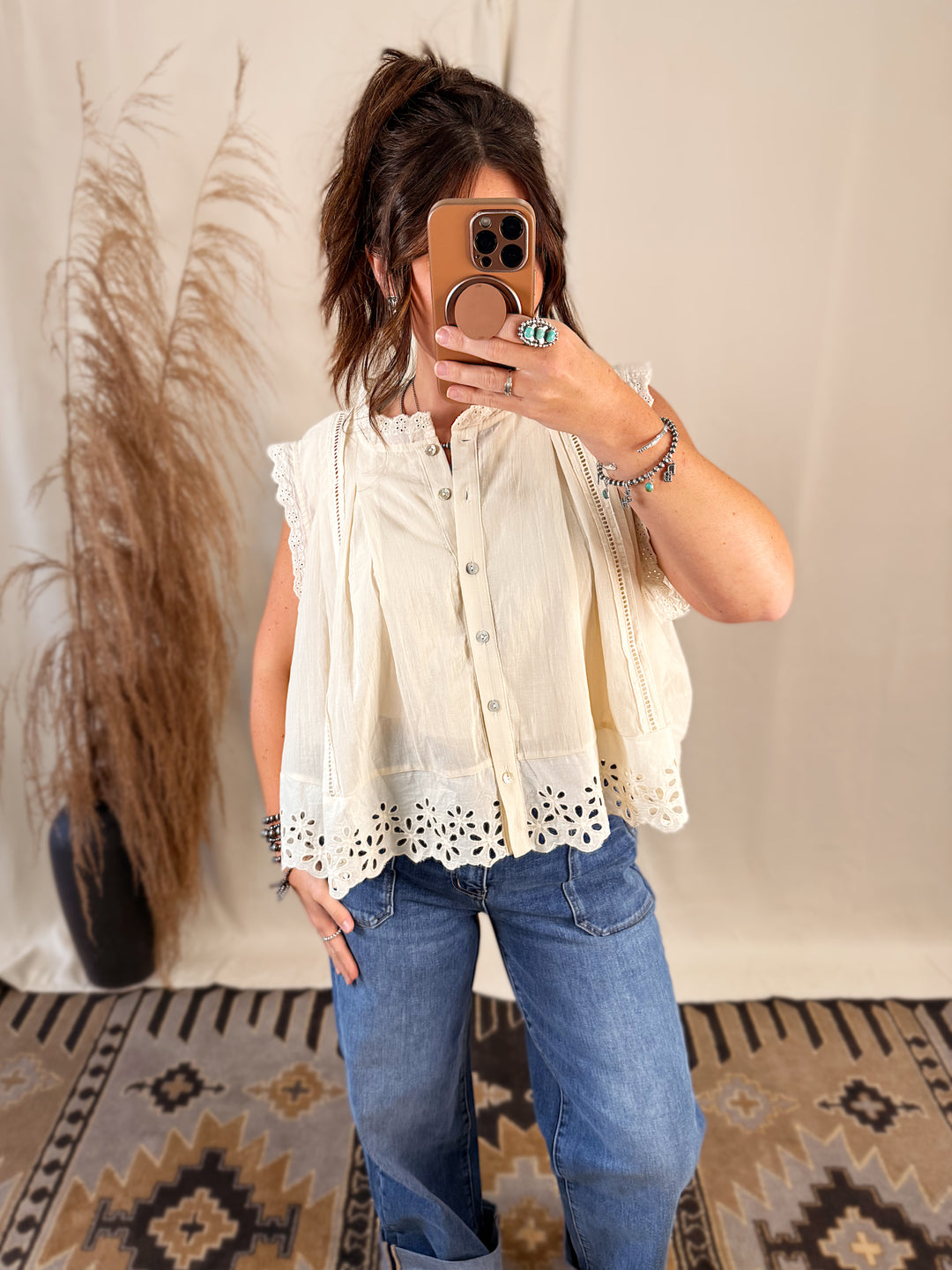 Bell Lace Blouse