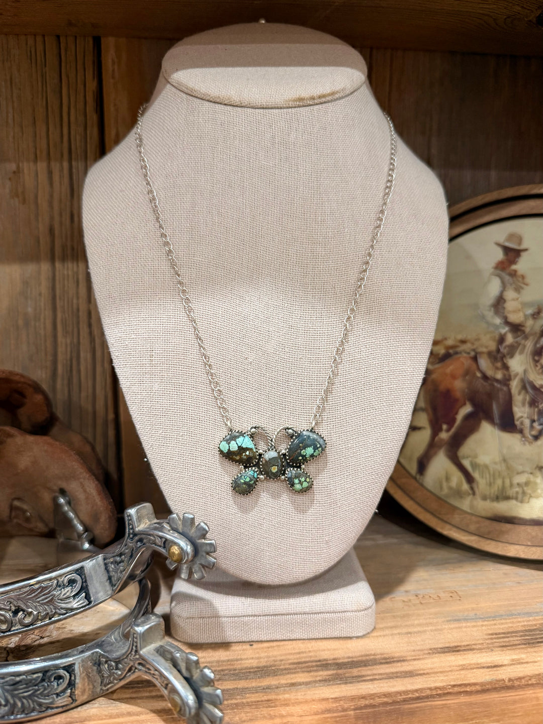Dry Creek Turquoise Butterfly Necklace