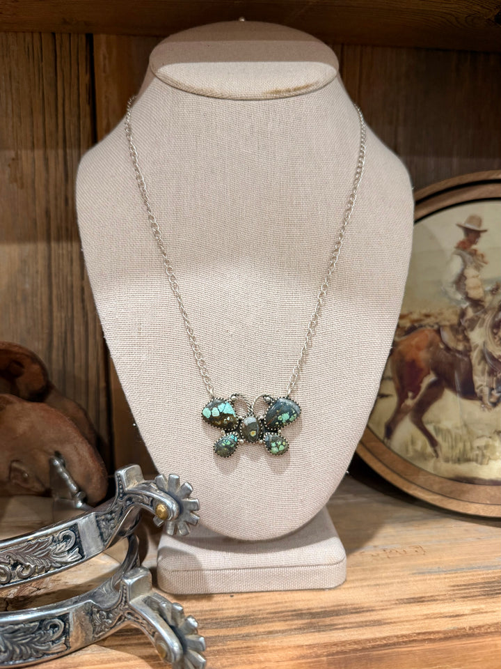 Dry Creek Turquoise Butterfly Necklace