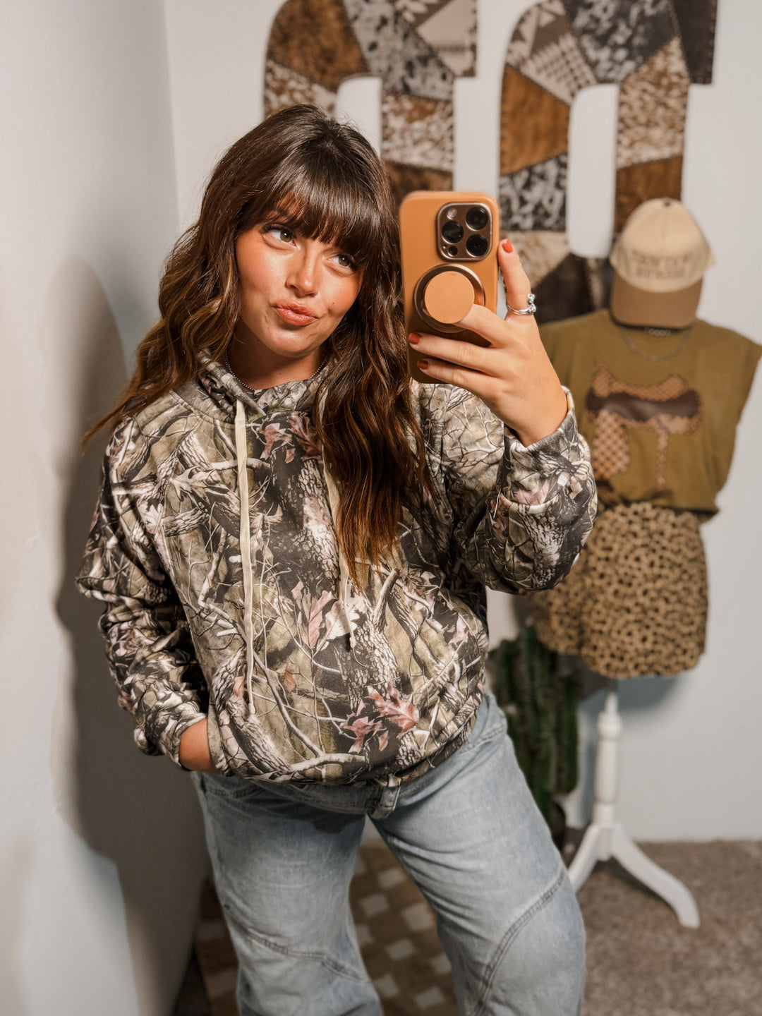 Camo Oversized Hoodie