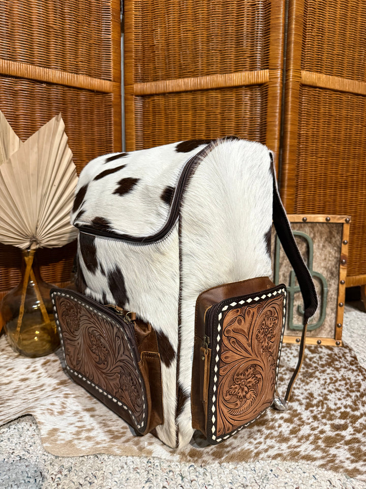 Evangeline Cowhide Backpack #71