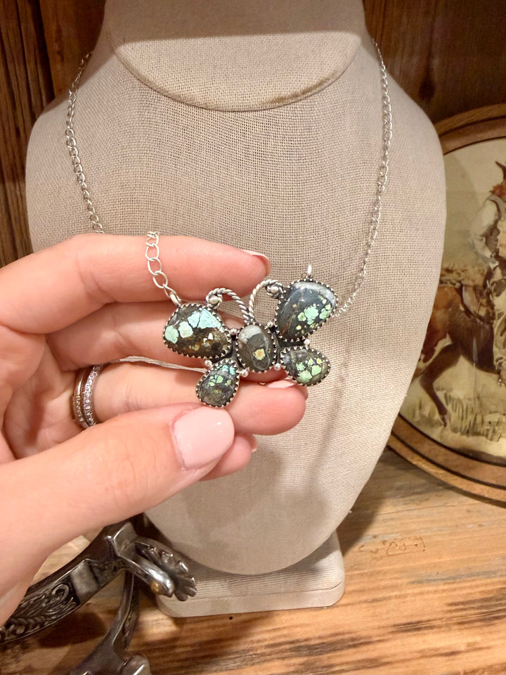 Dry Creek Turquoise Butterfly Necklace