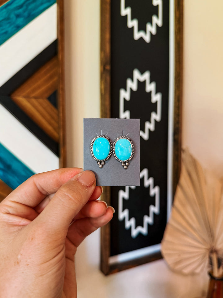 Trish Largo Kingman Turquoise Earrings
