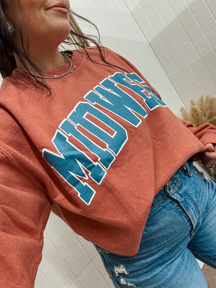 Midwest Cropped Crewneck