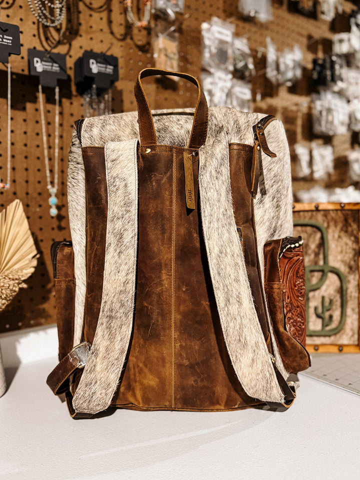 Evangeline Cowhide Backpack #26