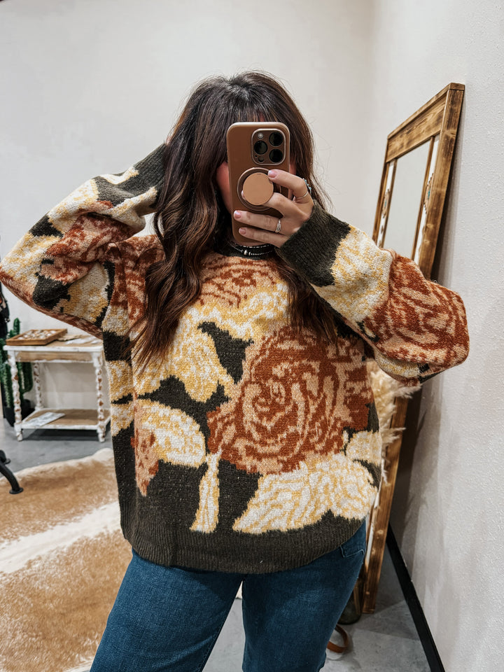 Chanel Floral Sweater