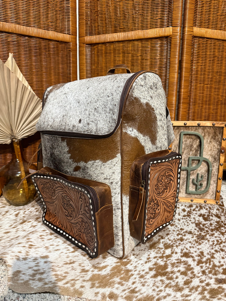 Evangeline Cowhide Backpack #62