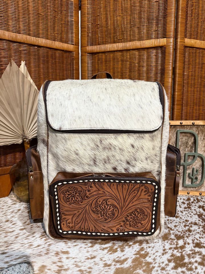 Evangeline Cowhide Backpack #58
