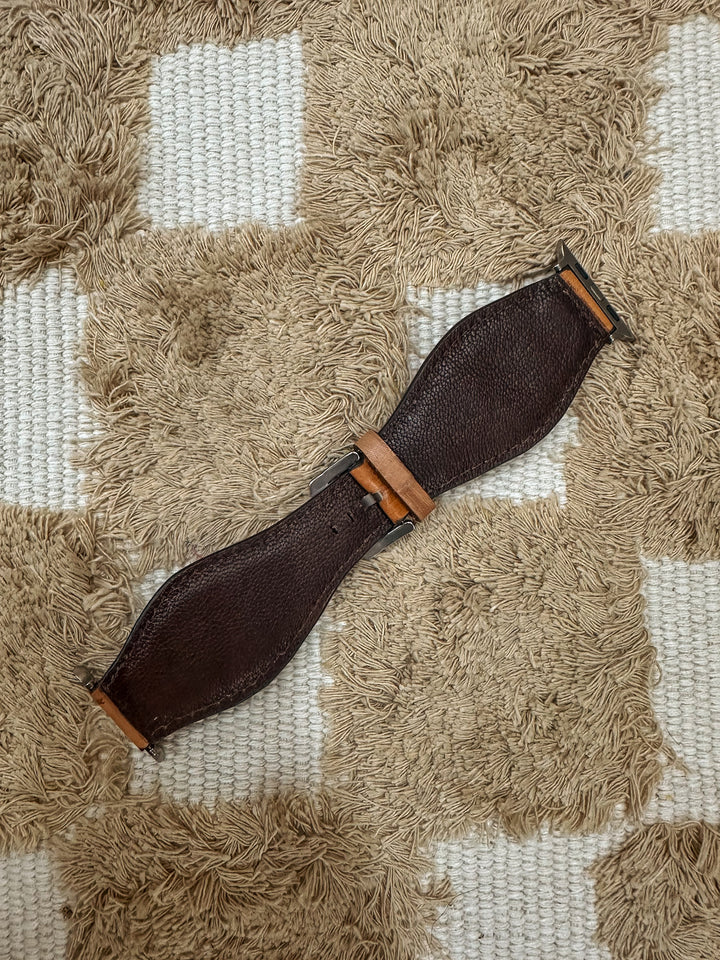 Longhorn Tooled Watch Band