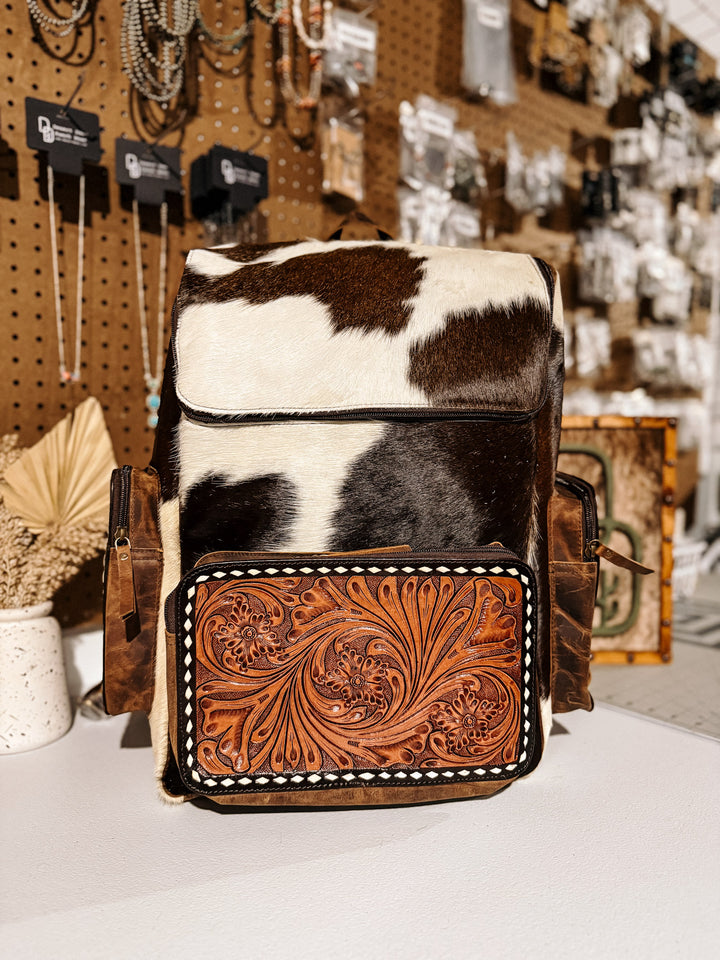 Evangeline Cowhide Backpack #27