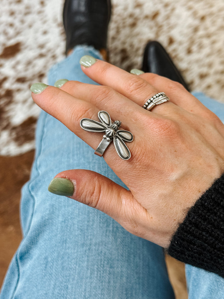 Dragon Fly Adjustable Ring
