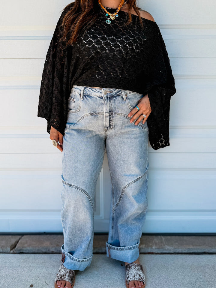 Pistol Pocket Barrel Jeans