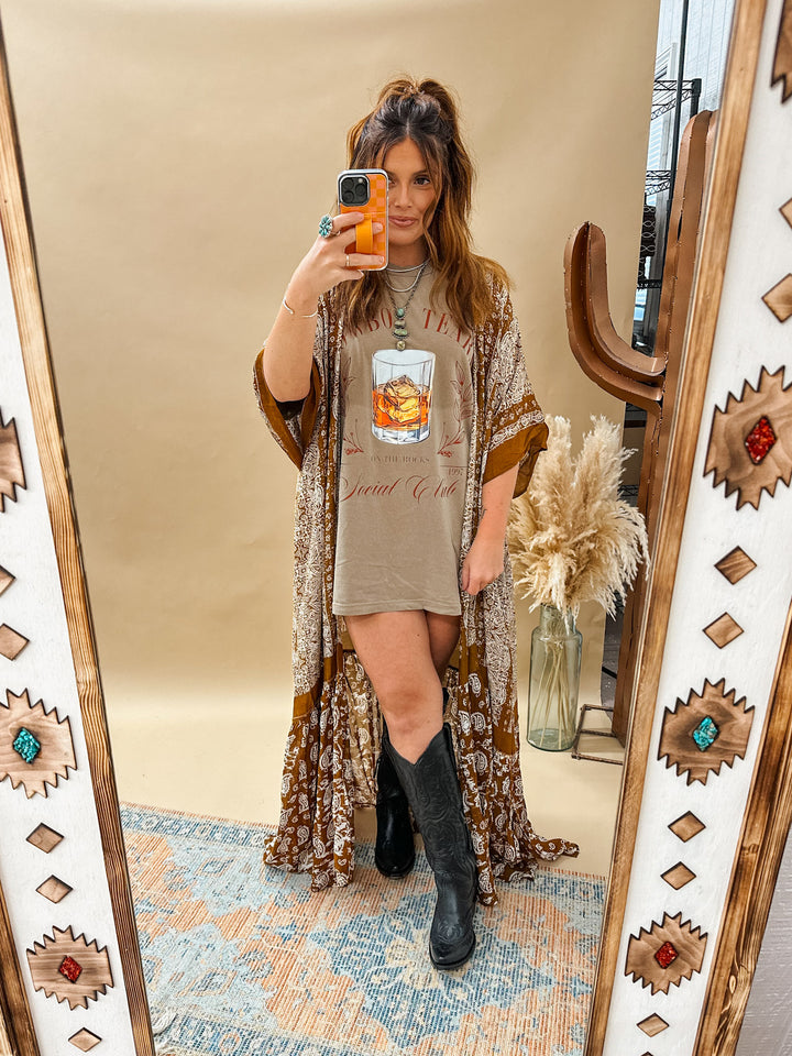 Lost Girl Kimono: Rust