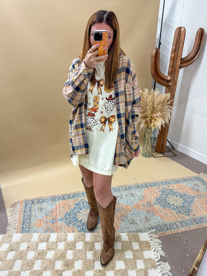 Boo & Boots Oversized Tee