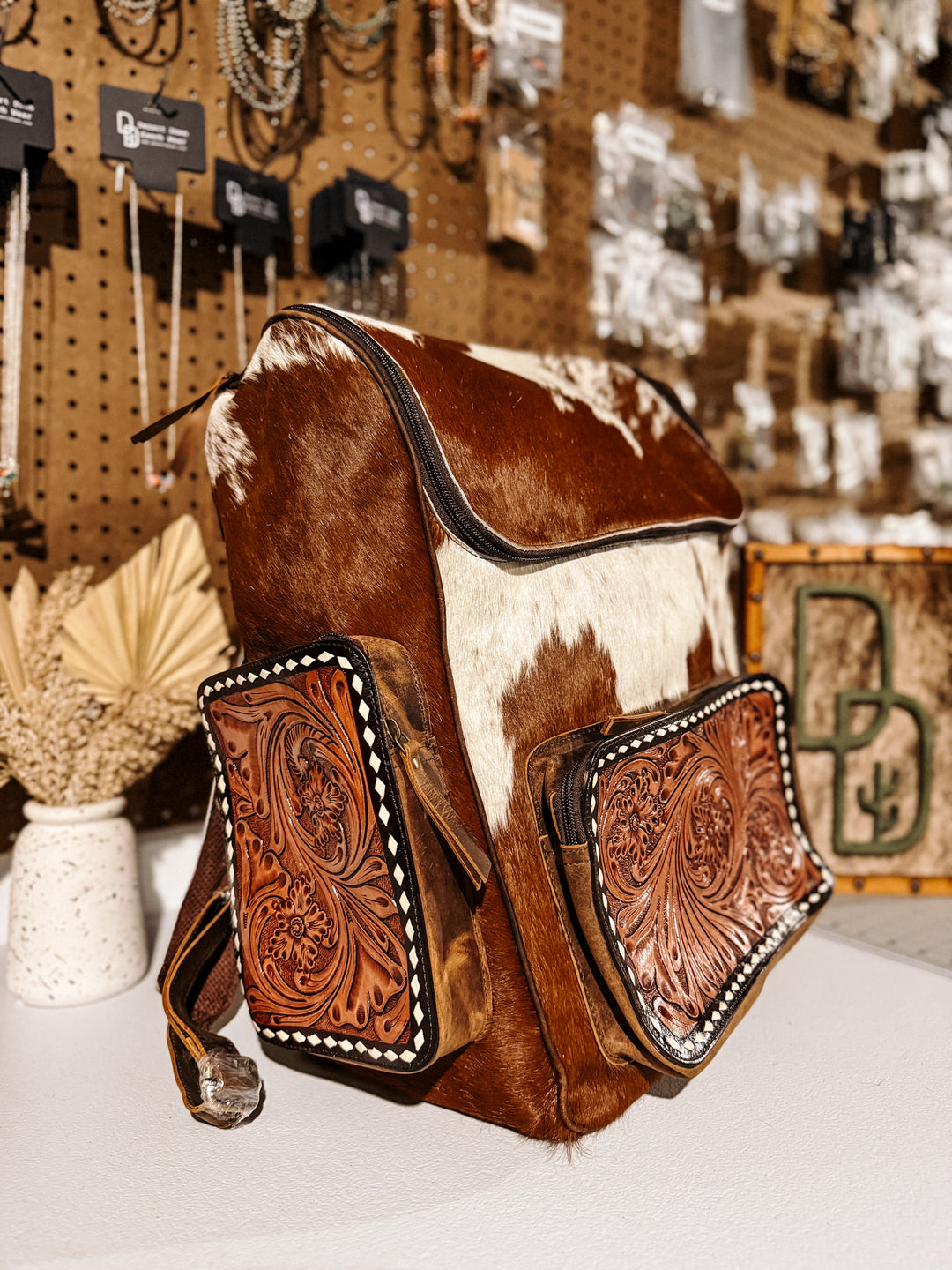 Evangeline Cowhide Backpack #25