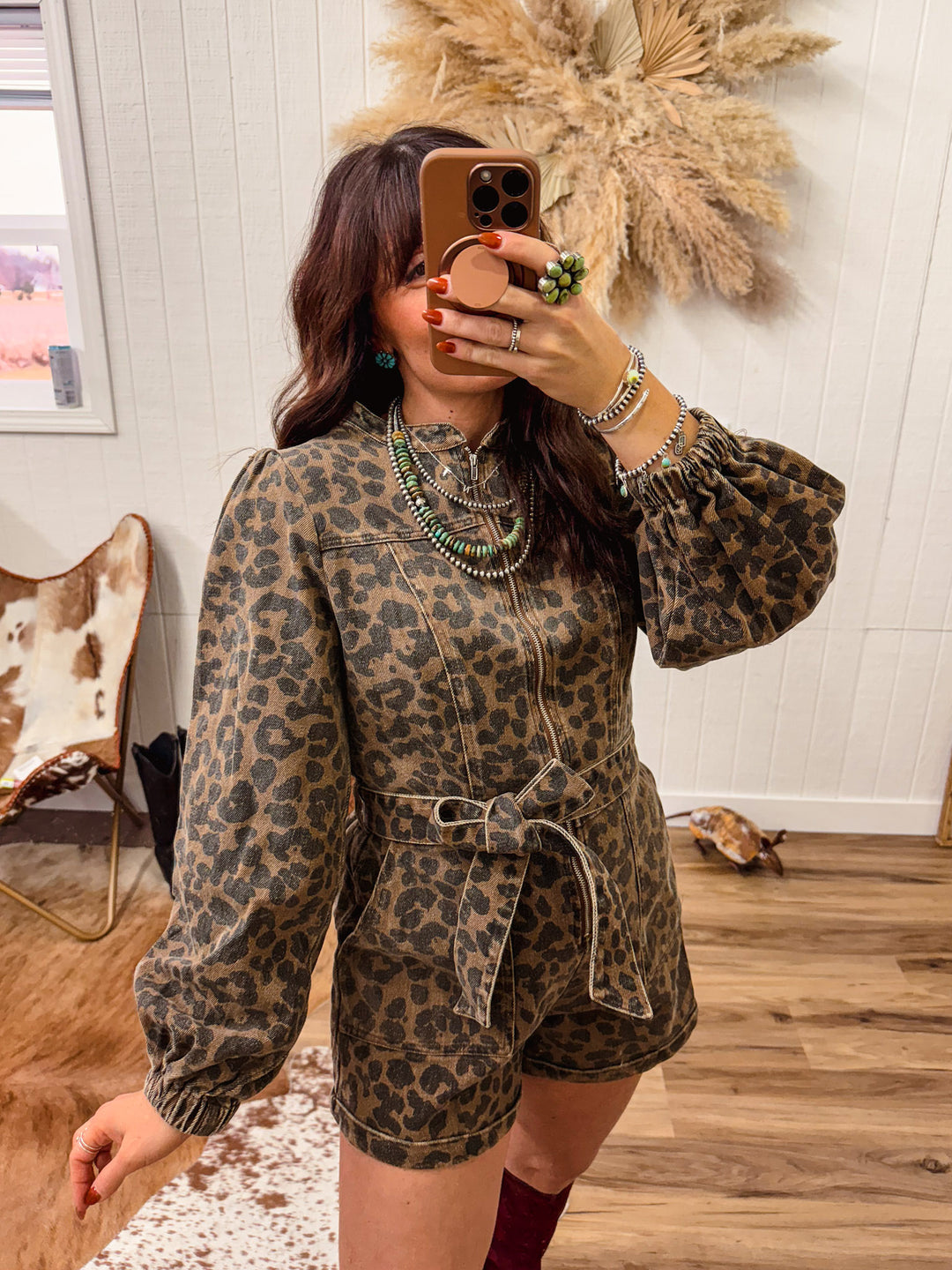 Wild Again Leopard Romper