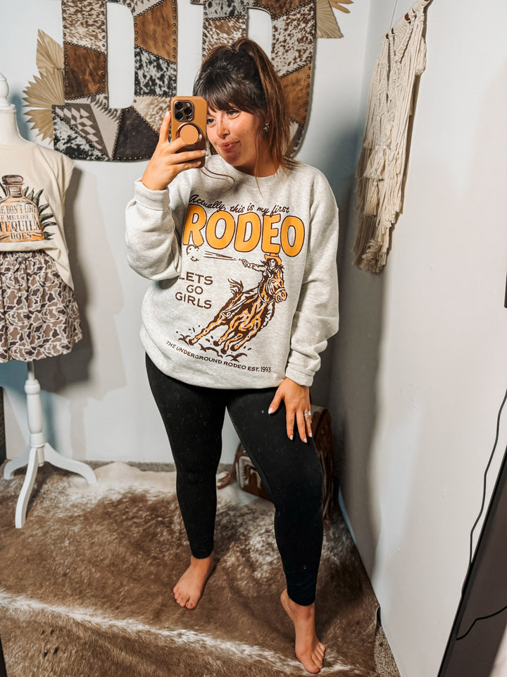 First Rodeo Oversized 90's Crewneck