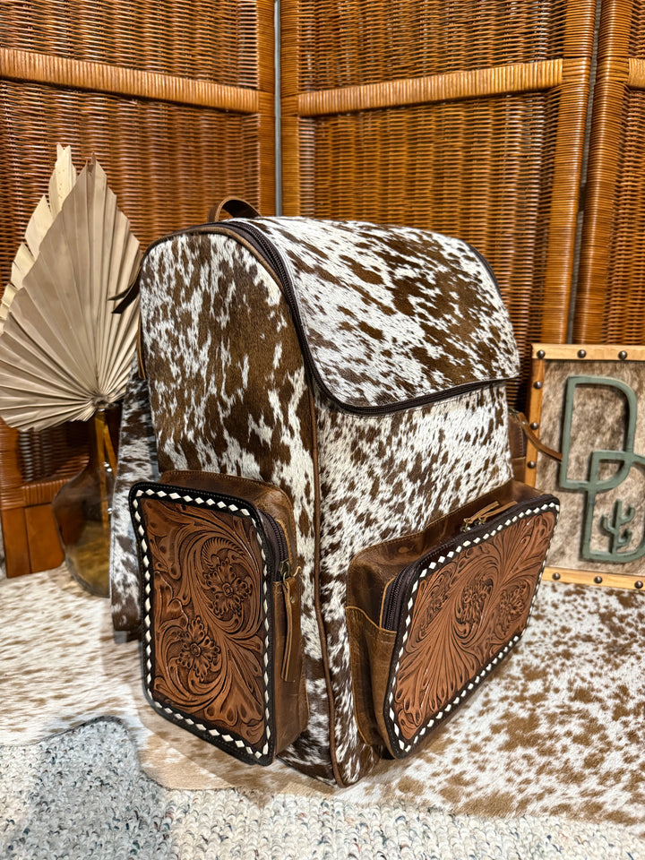 Evangeline Cowhide Backpack #92