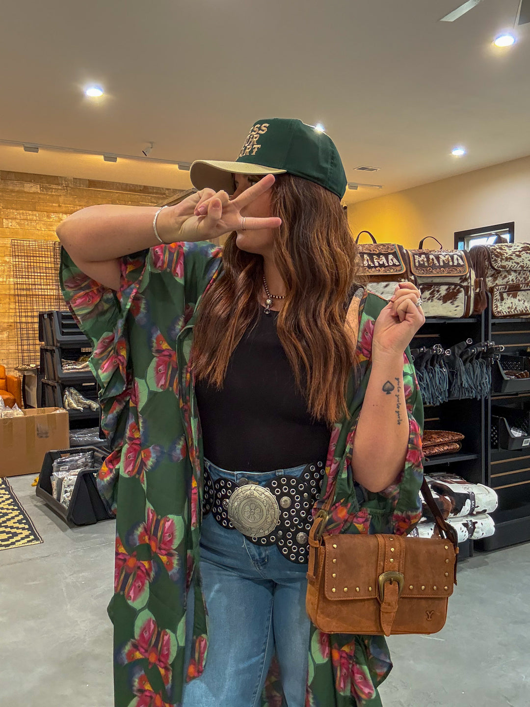 Lady The Brand: Lilith Green Moth Cape