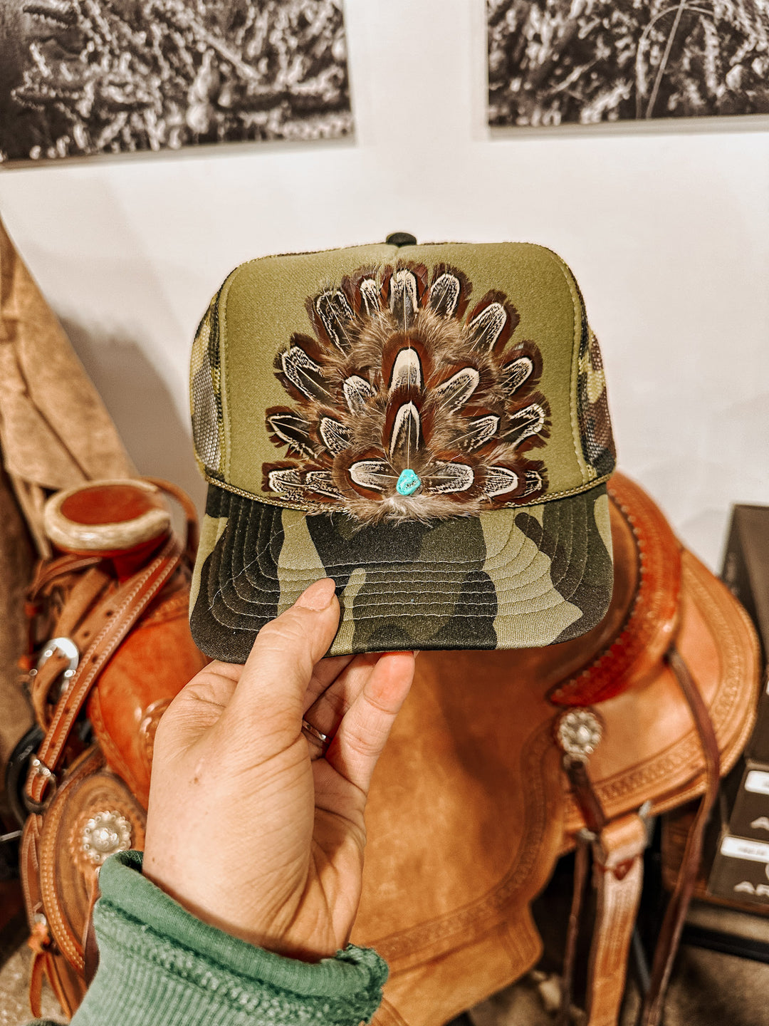 Mother Trucker Hat: Camo