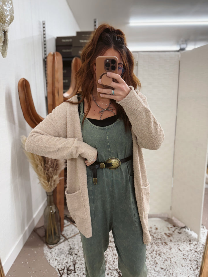 Comfort Cardigan: Oatmeal