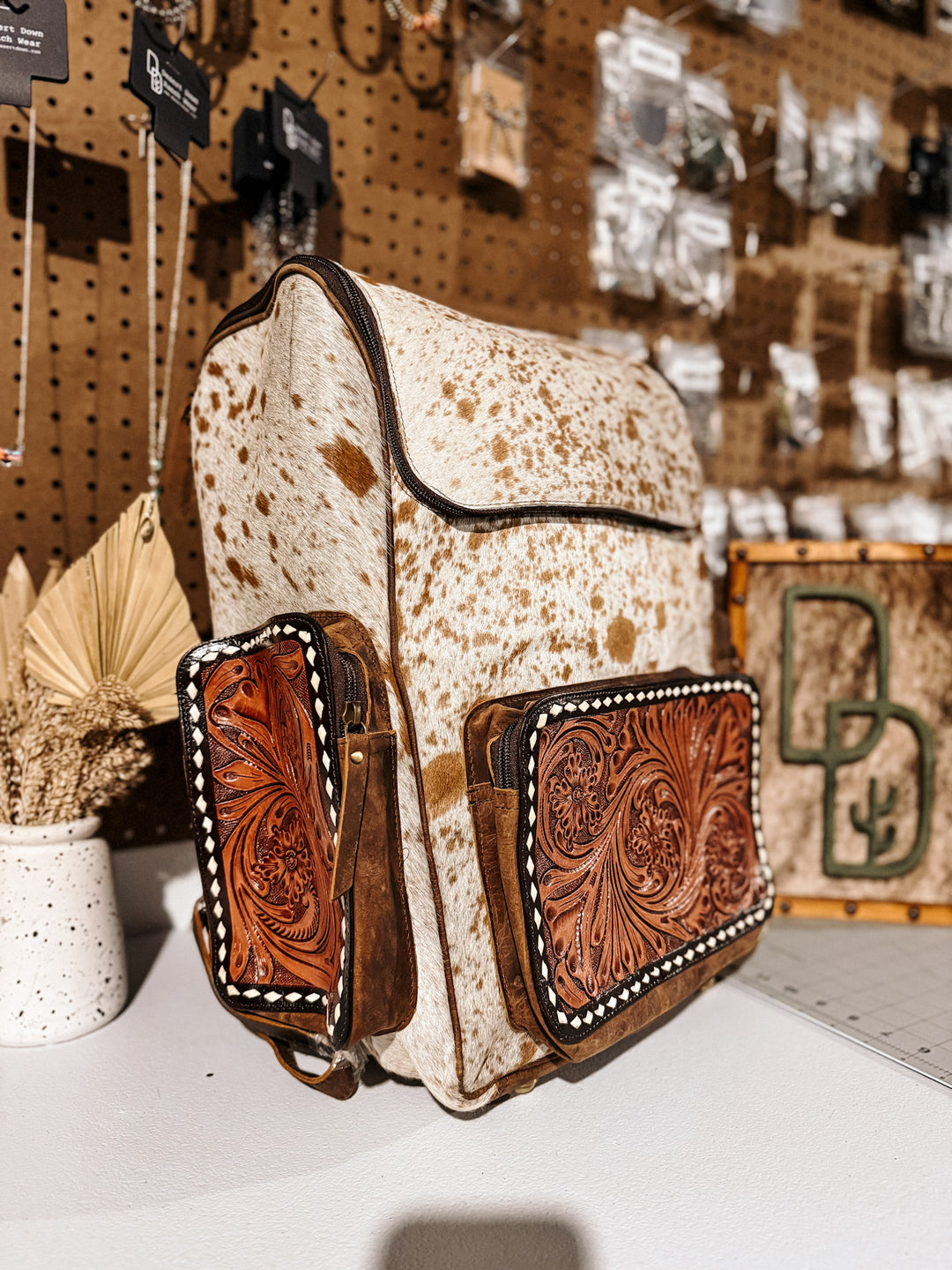 Evangeline Cowhide Backpack #21