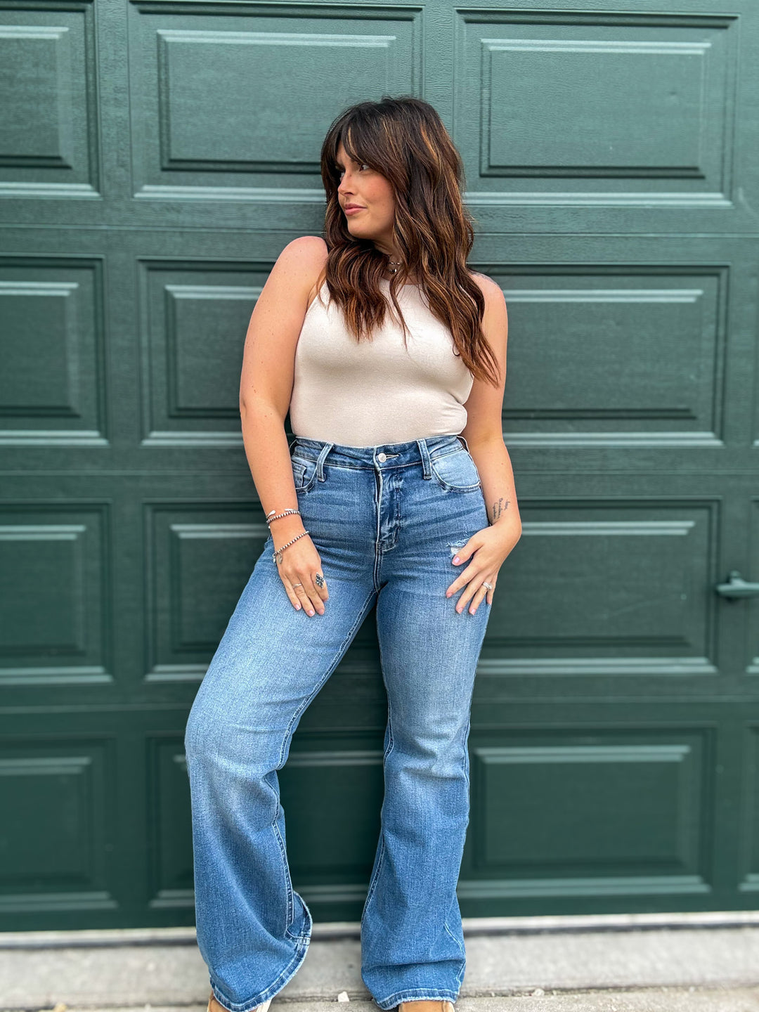 Artemis Vintage: Tummy Control Palazzo Jean *SIGNATURE*