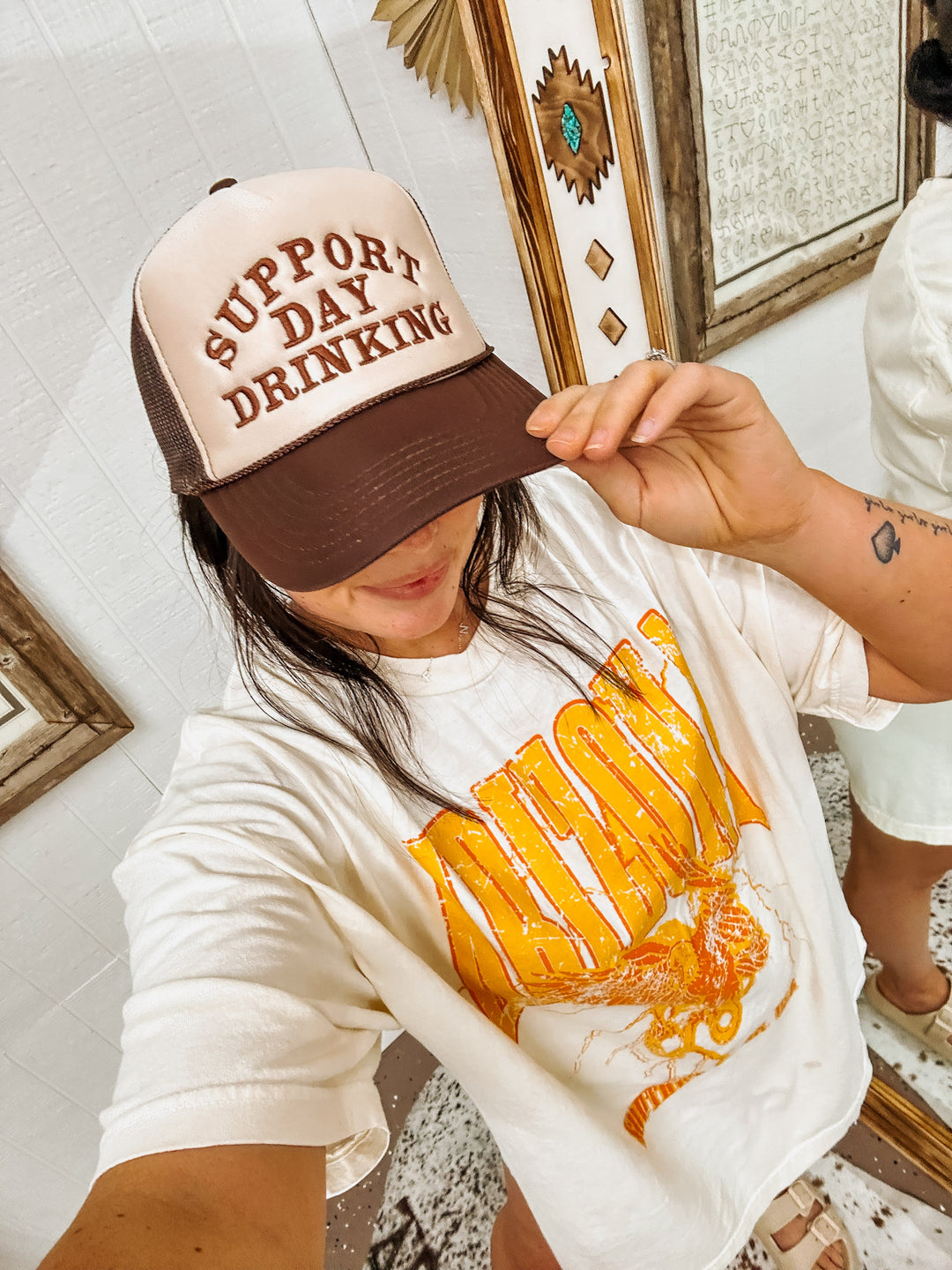 Support Day Drinking Trucker Hat