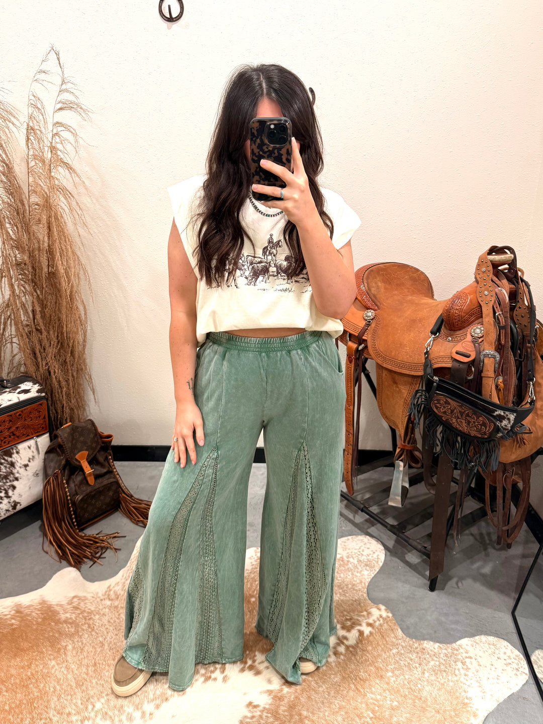 What a Hippie Pant: Moss Green
