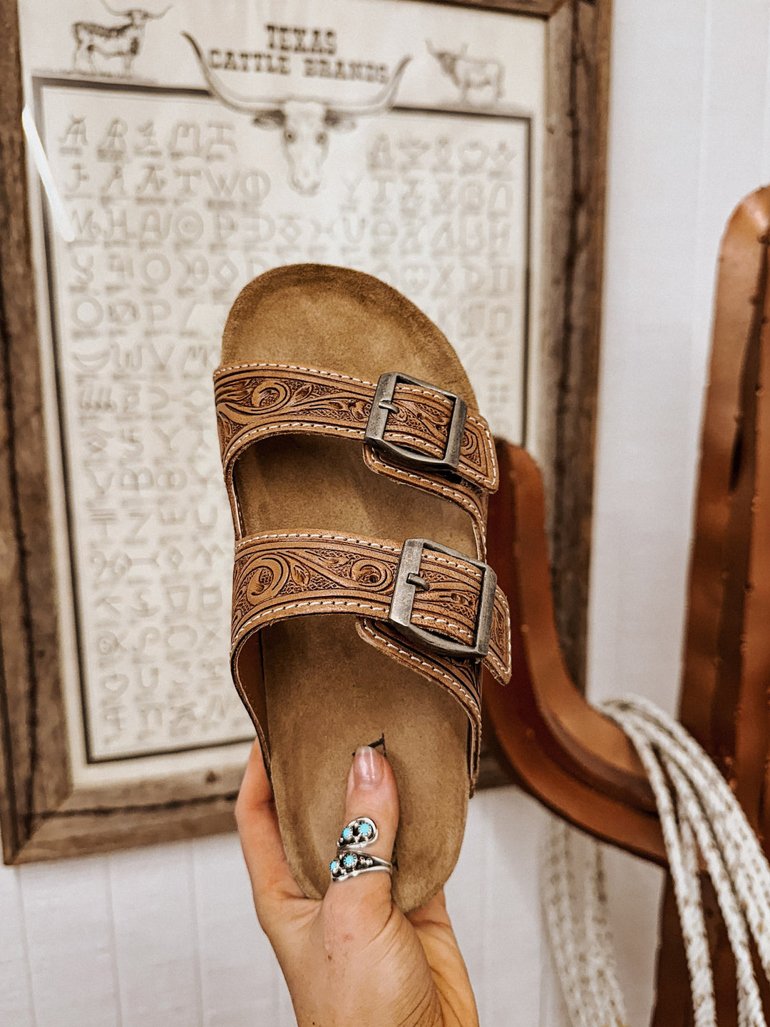 Darla Tooled Sandals