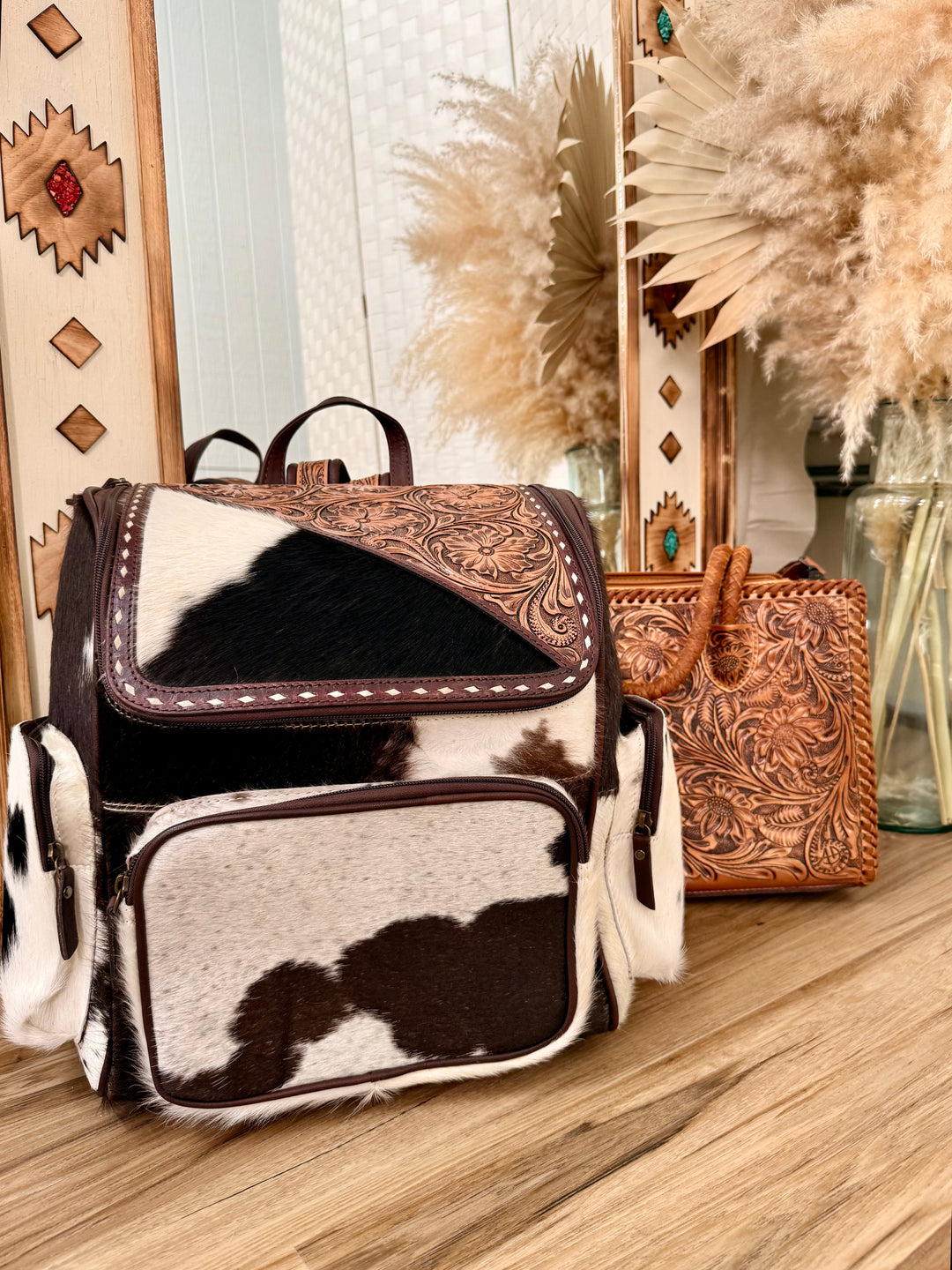 Rylan Cowhide Backpack