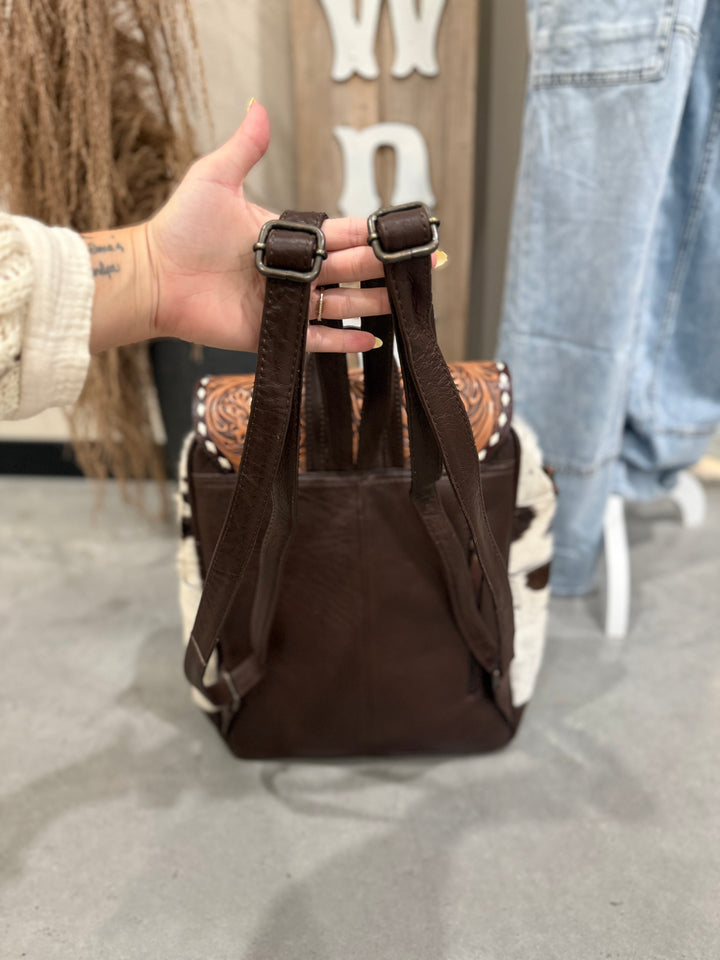 Cowhide Backpack #3