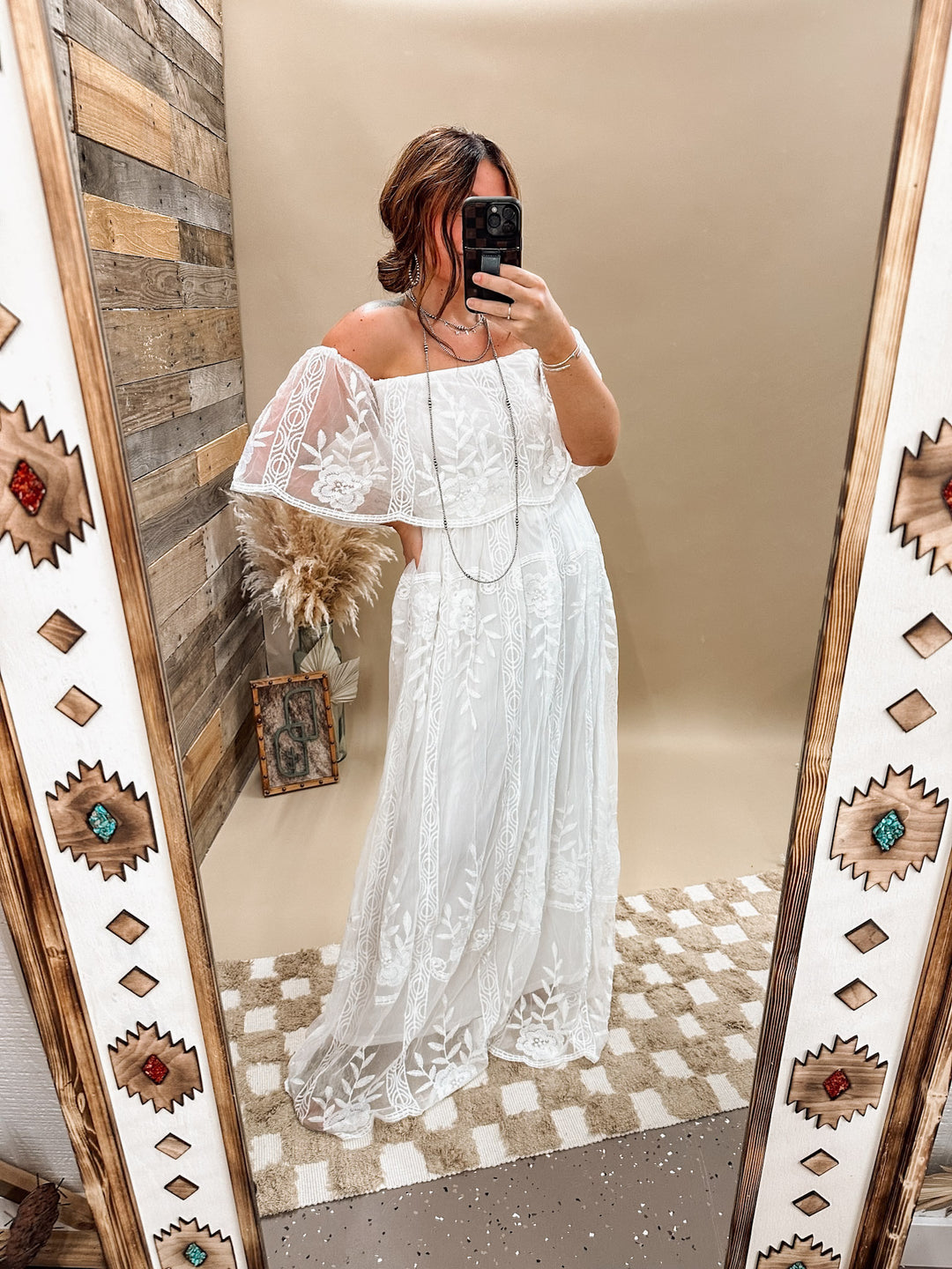 Bohemian White Maxi Dress