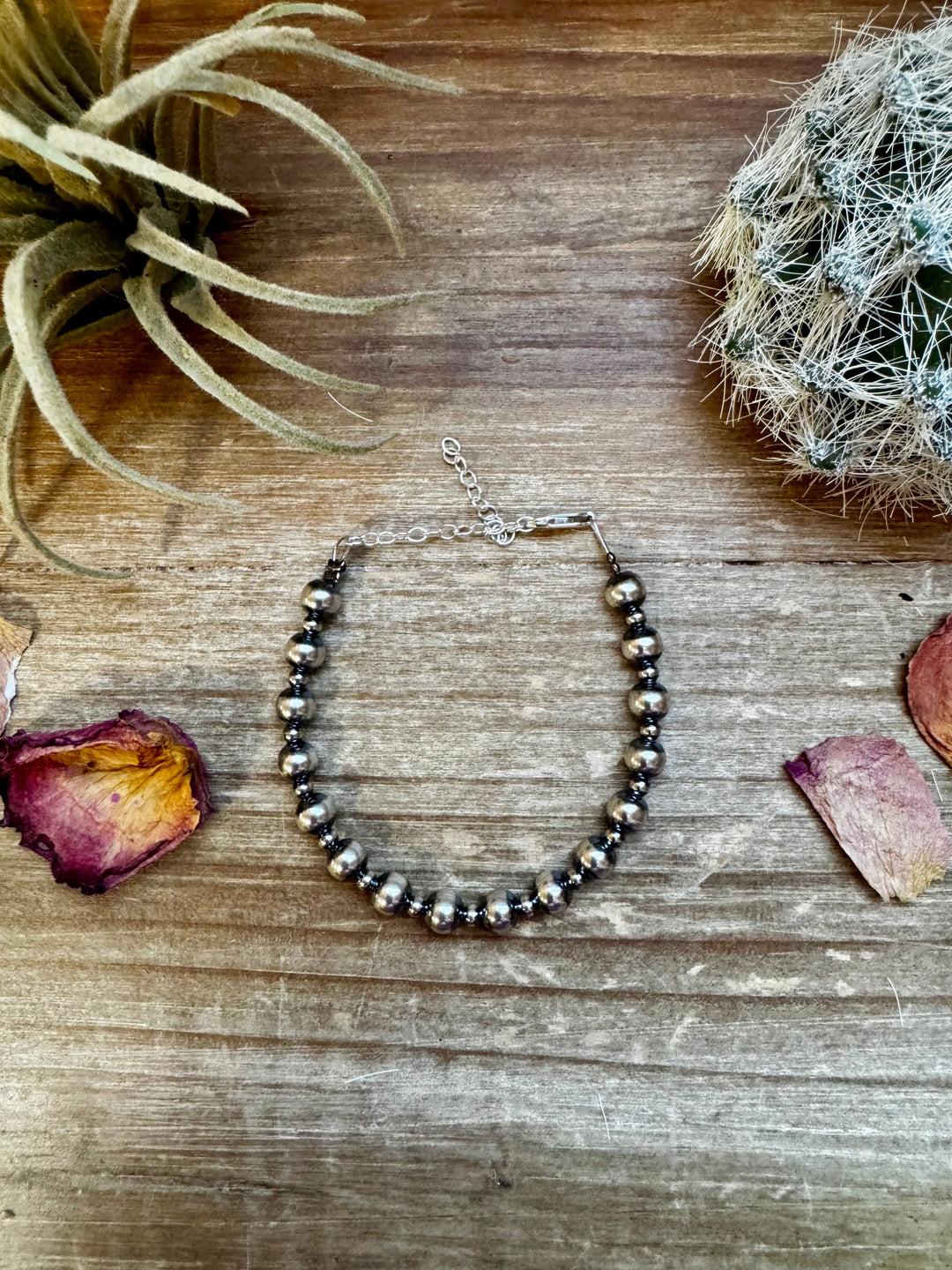 Sterling Silver Pearl Bracelet- 3 mm & 6 mm