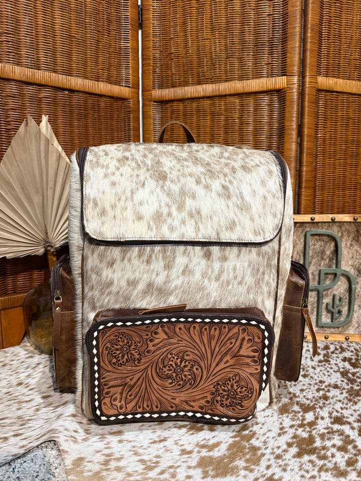 Evangeline Cowhide Backpack #63