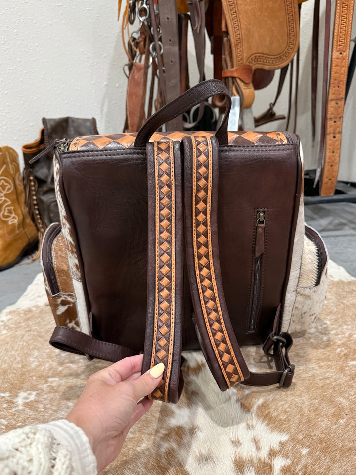 Cowhide Backpack #2