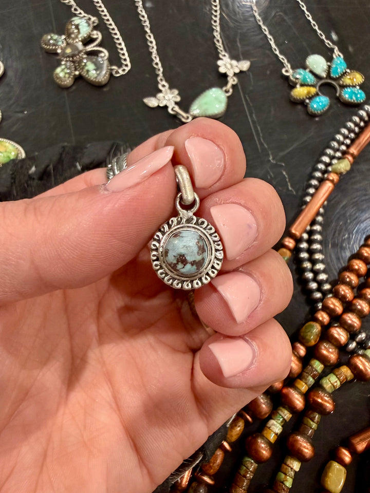 Turquoise Dainty Pendant #2