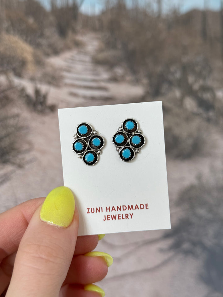 Eyelet Zuni Post Earrings