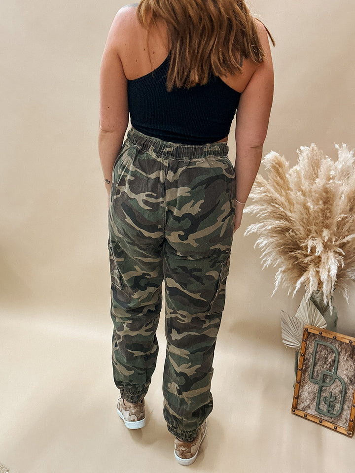 POL Camo Cargo Joggers