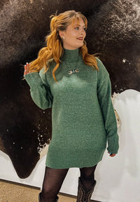 Evergreen Sweater Dress