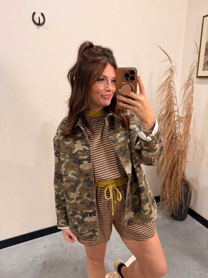Camo Oversized Jacket