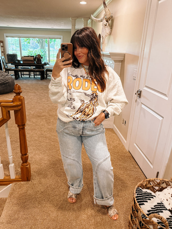 First Rodeo Oversized 90's Crewneck