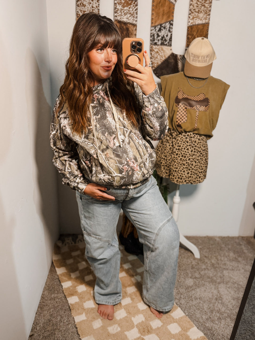 Camo Oversized Hoodie